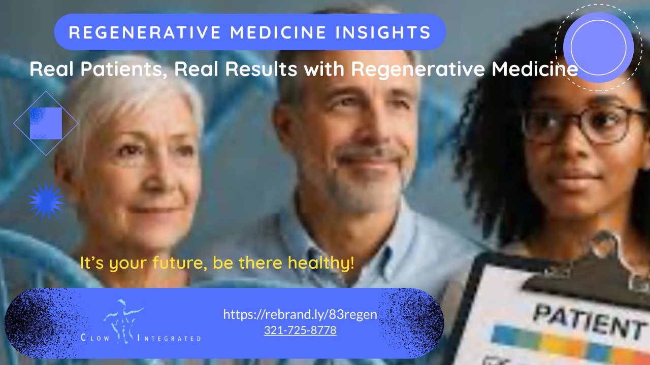 Real Patients, Real Results with Regenerative Medicine